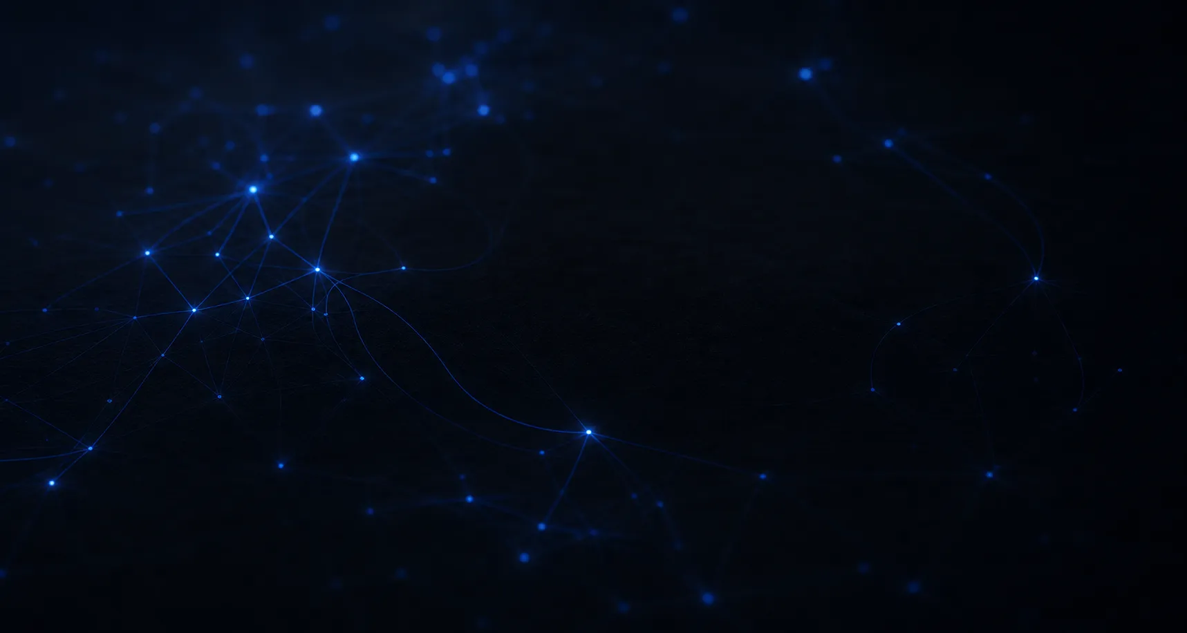 Abstract network of routed connections between platform services.